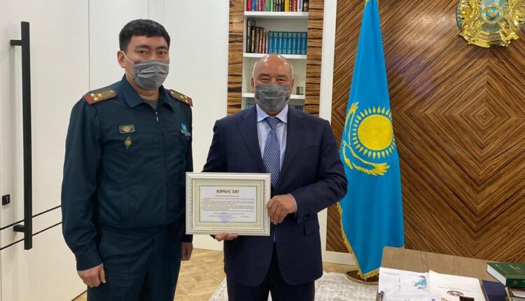 Жастарды патриоттыққа тәрбиелеуге қосқан үлесі үшін алғыс