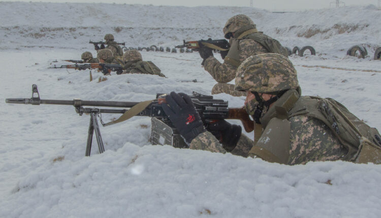 Шымкент гарнизонының әскери бөлімдерінде бөлімшелердің шоғырлануы өтуде