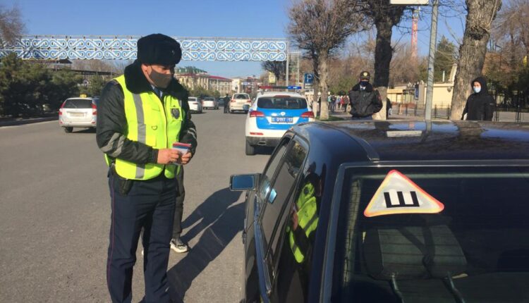 ШЫМКЕНТТЕ «ЖҮРГІЗУШІ, ПАРА БЕРМЕ!» АКЦИЯСЫ ӨТТІ