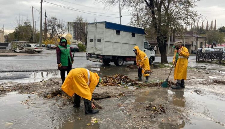 ШЫМКЕНТТЕ СУ БАСУ ҚАУІПІ БАР АУМАҚТАР ТҰРАҚТЫ БАҚЫЛАУДА